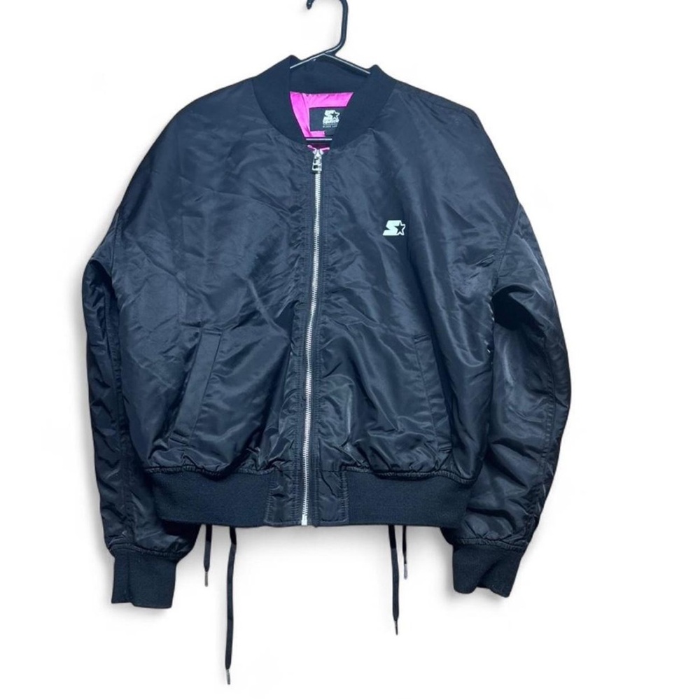 Women’s size Medium Starter Black Label Corset Pink and Black Jacket